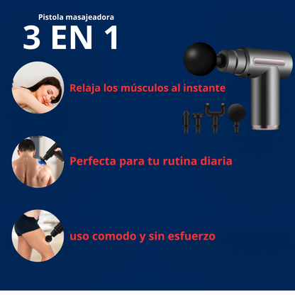 Pistola masajeadora mini